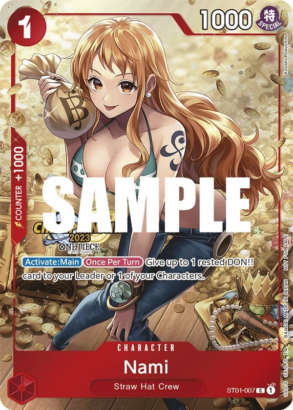 Nami (CS 2023 Celebration Pack) — One Piece Promotion Cards card