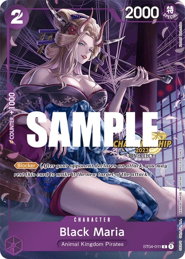 Black Maria (CS 2023 Celebration Pack) — One Piece Promotion Cards card