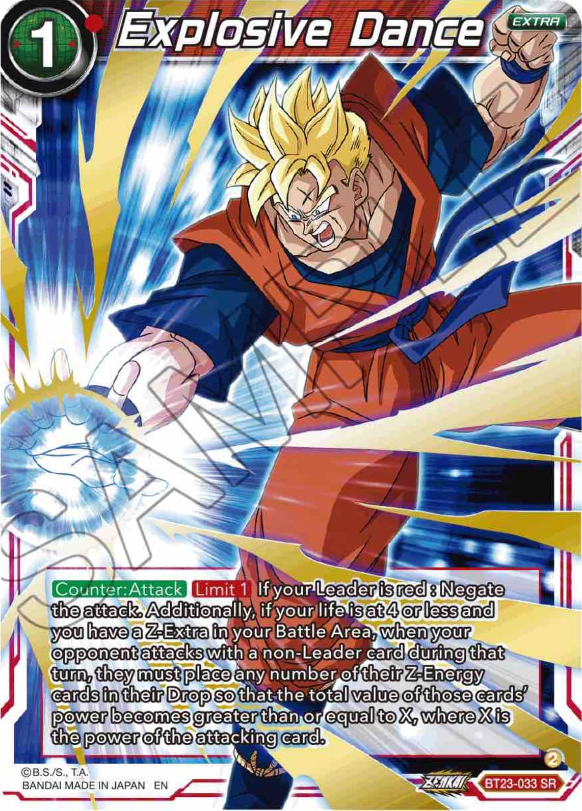Explosive Dance — Perfect Combination card