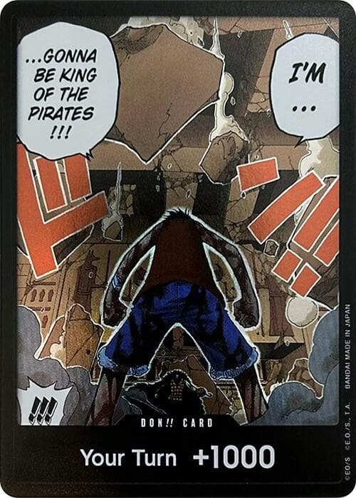 DON!! Card (Luffy vs. Crocodile) (Devil Fruits Collection Vol. 1) — One Piece Promotion Cards card