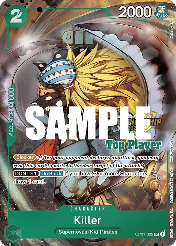 Killer (CS 2023 Top Players Pack) — One Piece Promotion Cards card