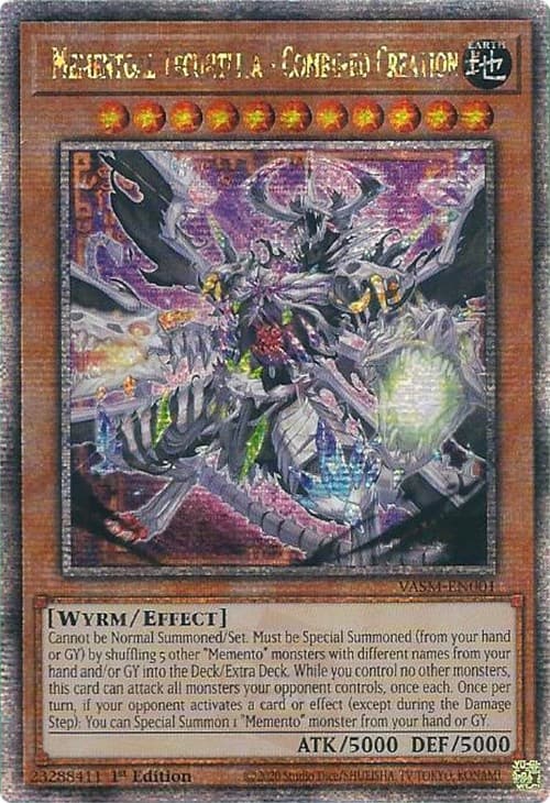 Mementoal Tecuhtlica - Combined Creation (Quarter Century Secret Rare) — Valiant Smashers card