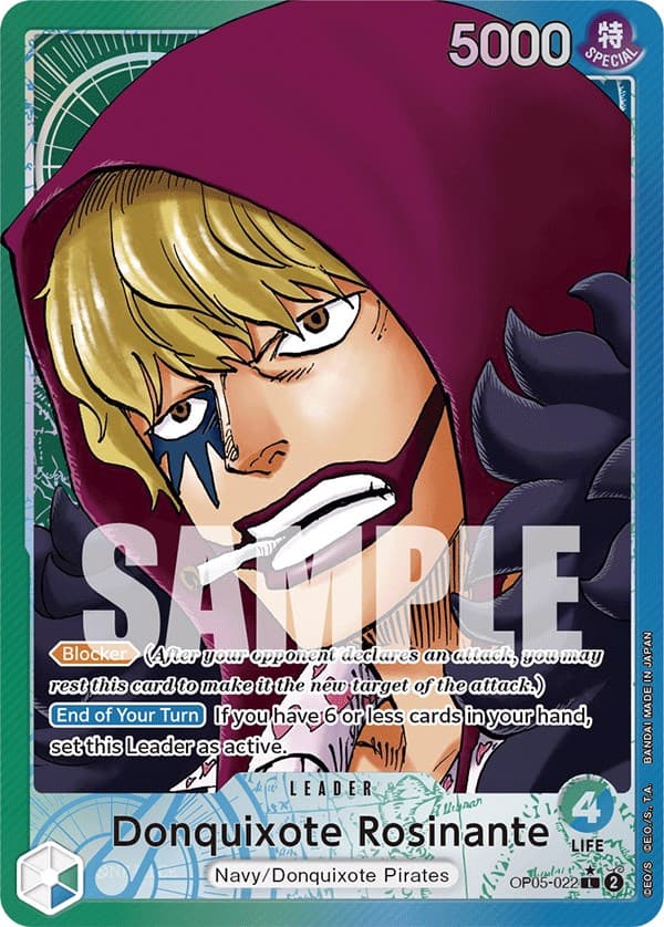 Donquixote Rosinante (022) (Alternate Art) — Awakening of the New Era card