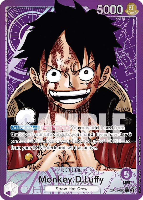 Monkey.D.Luffy (060) (Alternate Art) — Awakening of the New Era card