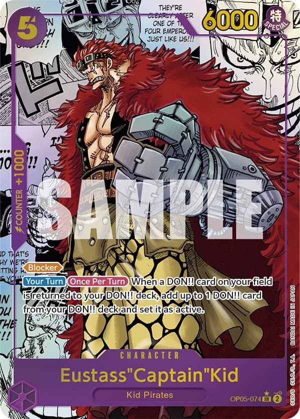 Eustass"Captain"Kid (Alternate Art) (Manga) — Awakening of the New Era card