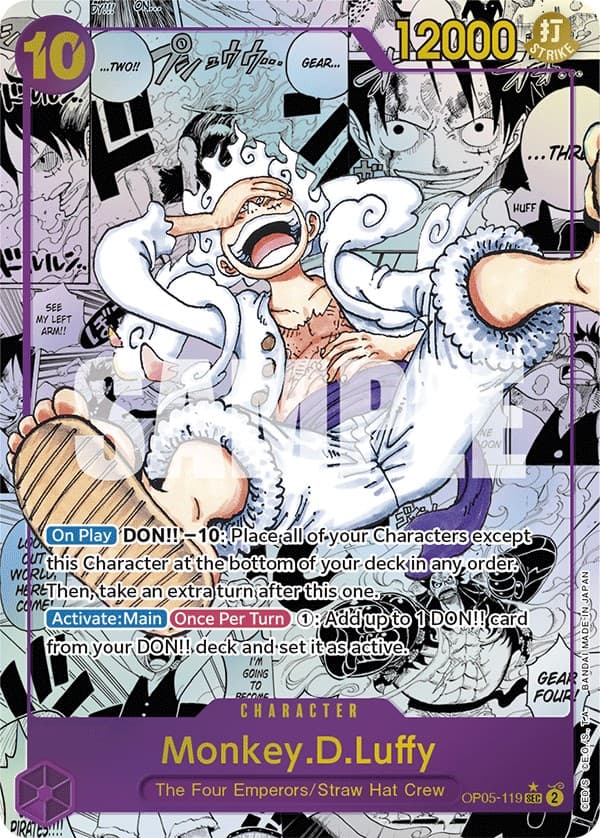 Monkey.D.Luffy (119) (Alternate Art) (Manga) — Awakening of the New Era card