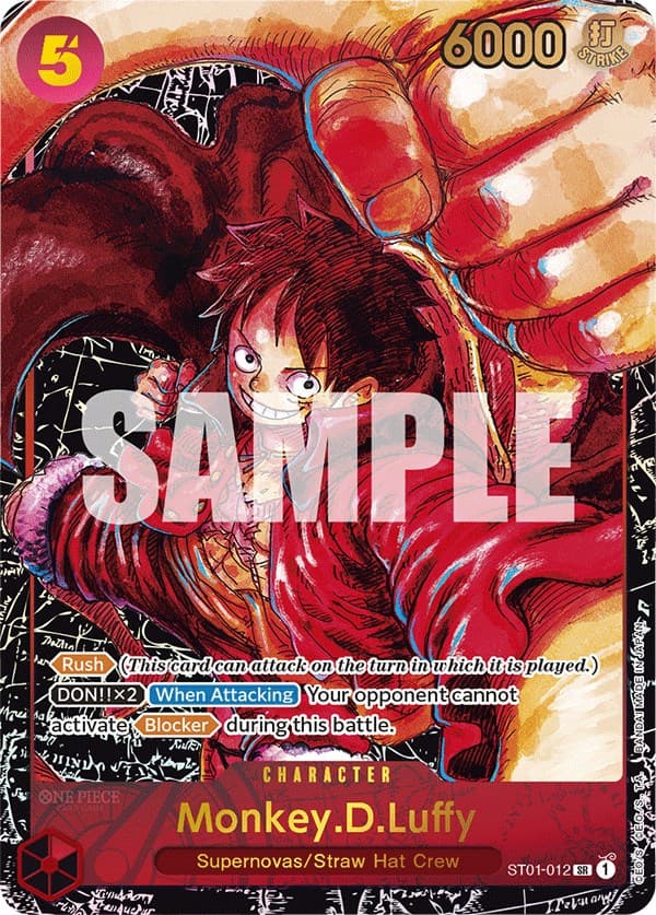Monkey.D.Luffy (012) (Alternate Art) — Awakening of the New Era card
