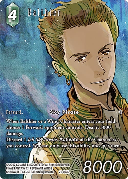 Balthier (Full Art) — Beyond Destiny card