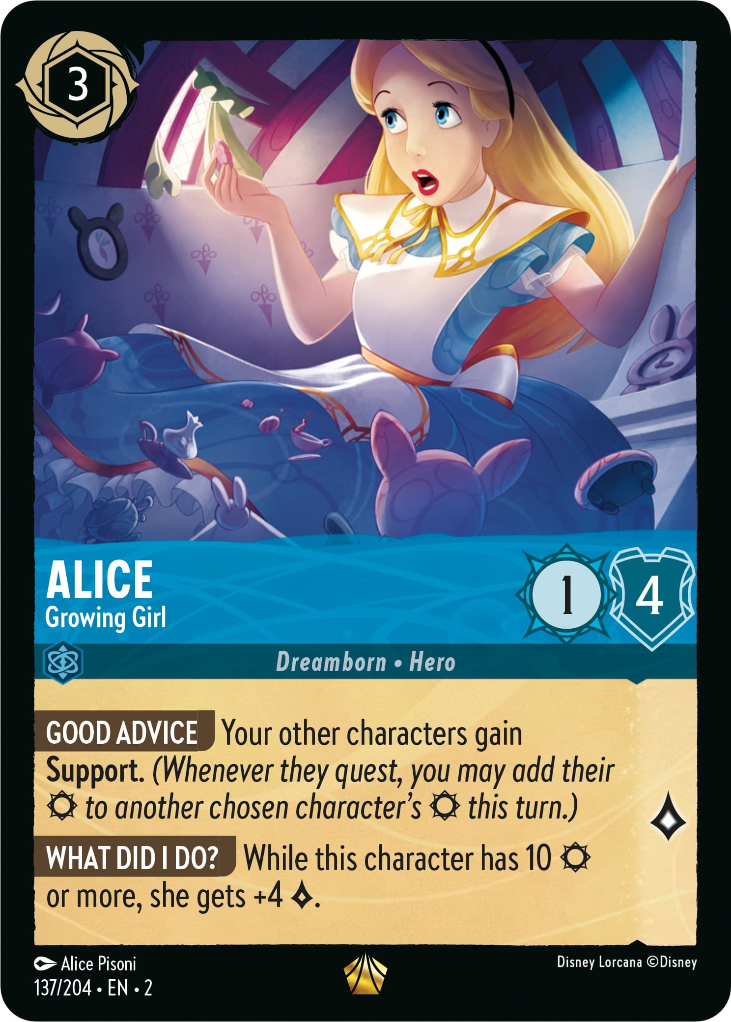 Alice - Growing Girl — Rise of the Floodborn card