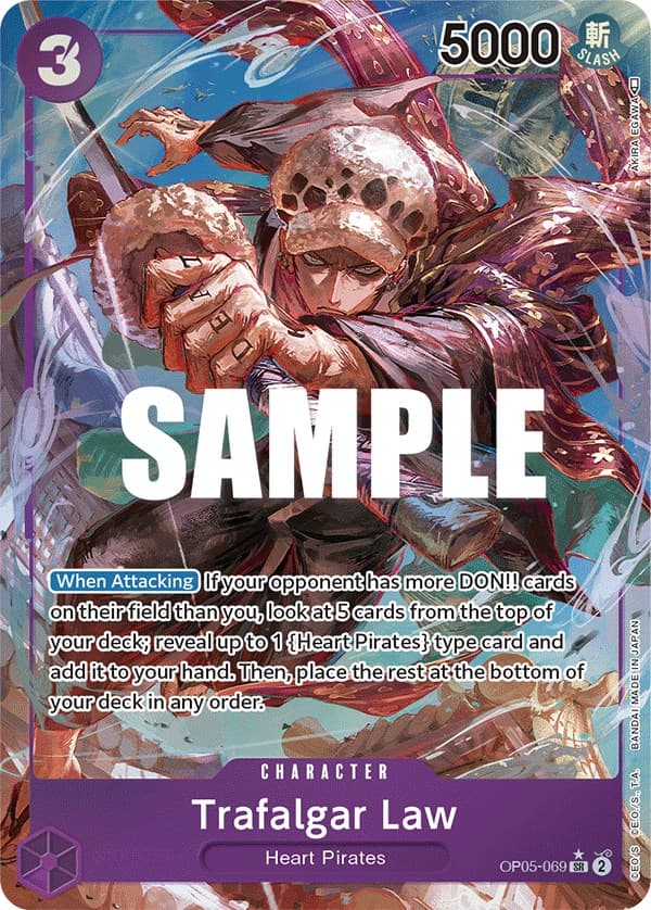 Trafalgar Law (Alternate Art) (069) — Awakening of the New Era card