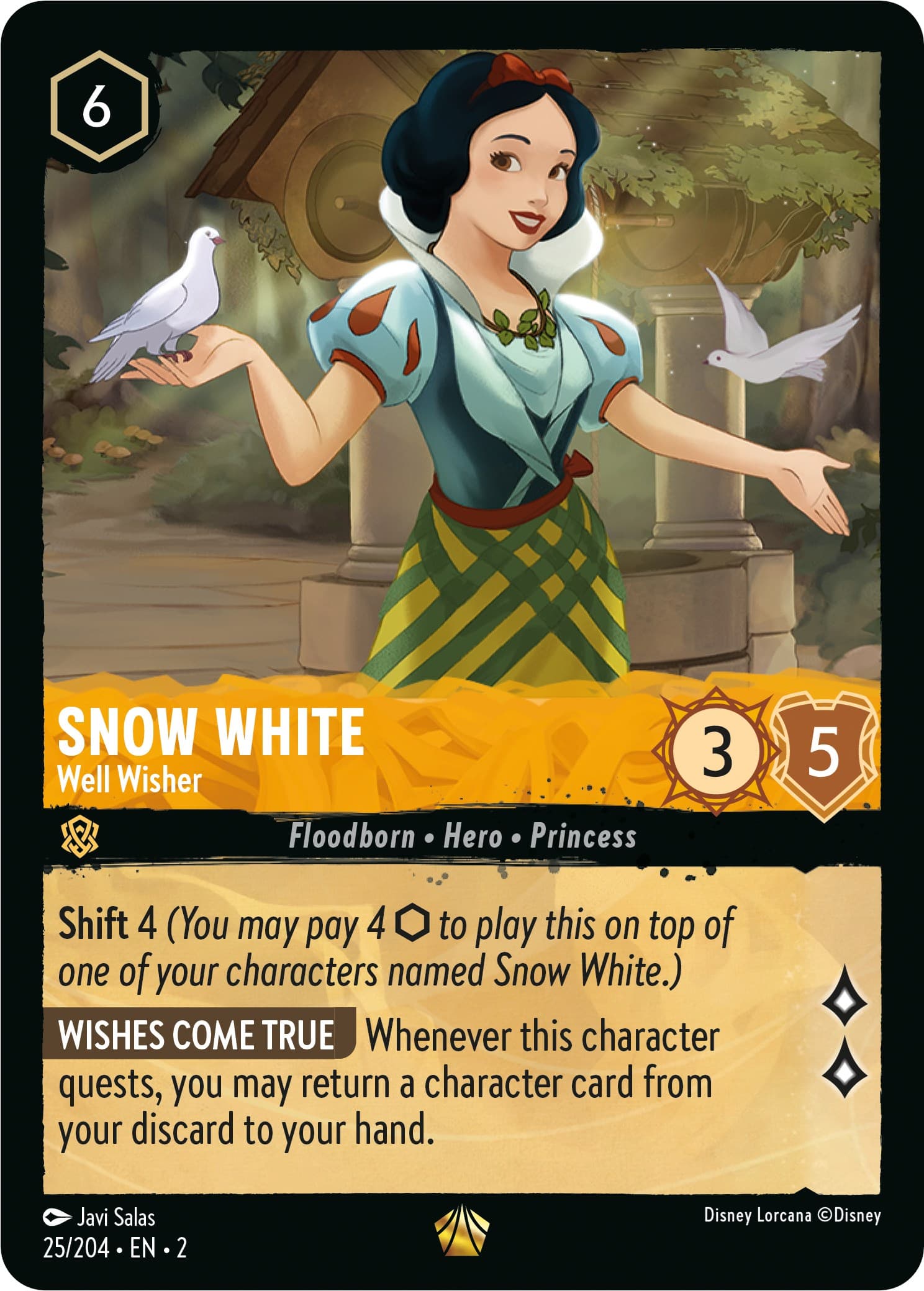 Snow White - Well Wisher — Rise of the Floodborn card