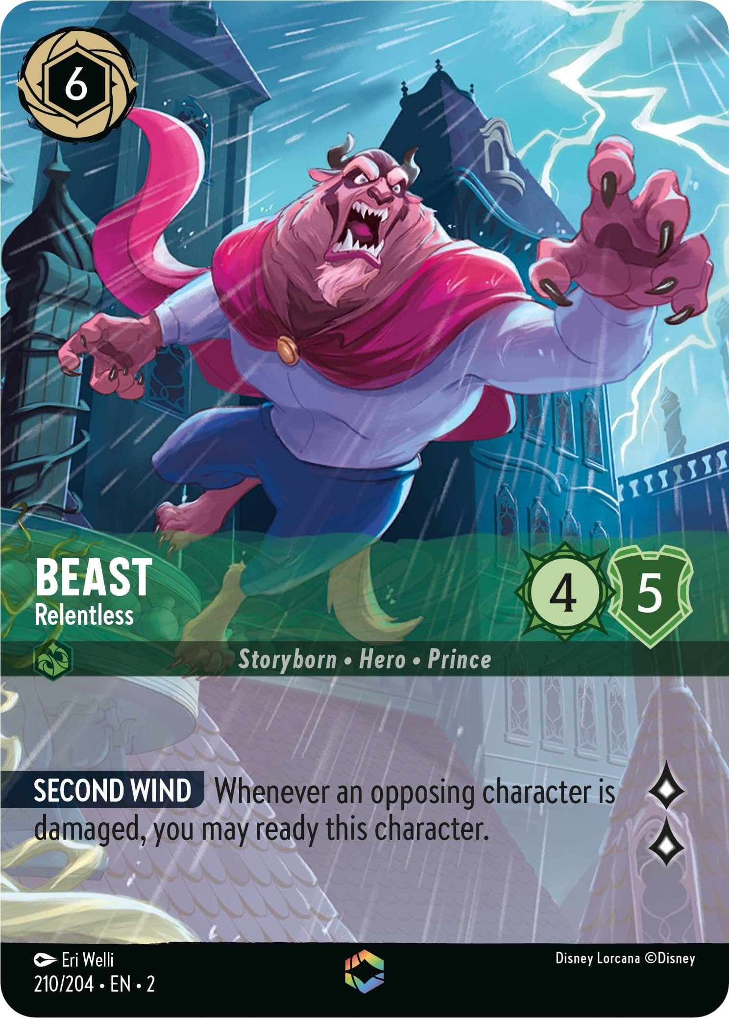Beast - Relentless (Enchanted) — Rise of the Floodborn card