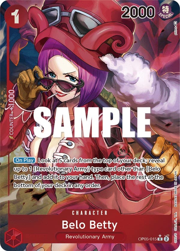 Belo Betty (015) (Alternate Art) — Awakening of the New Era card