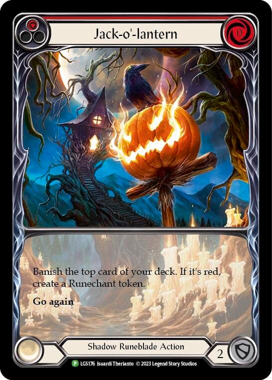 Jack-o'-lantern (Red) - LGS176 — Flesh and Blood: Promo Cards card