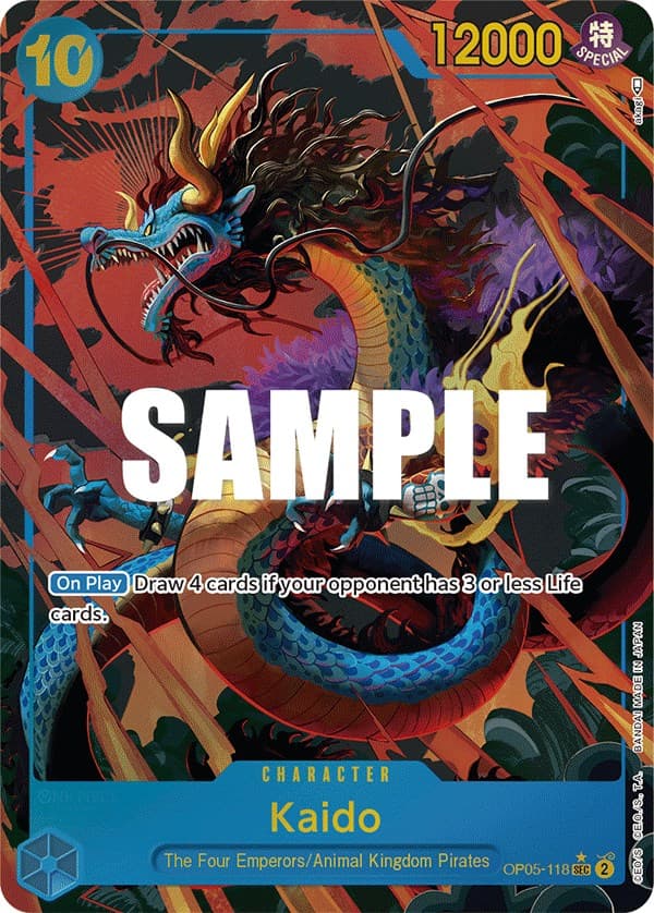 Kaido (118) (Alternate Art) — Awakening of the New Era card
