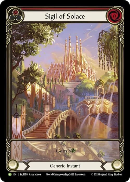 Sigil of Solace (FAB178) — Flesh and Blood: Promo Cards card