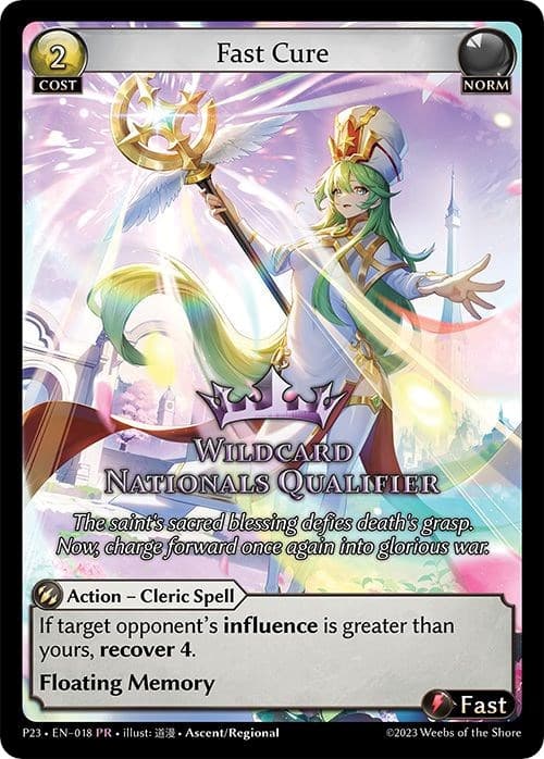 Fast Cure — Promotional Cards card