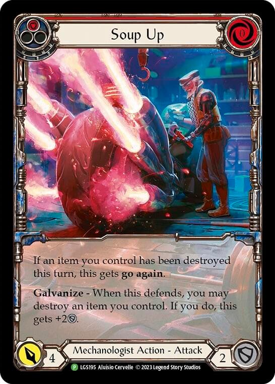 Soup Up (Red) - LGS195 — Flesh and Blood: Promo Cards card