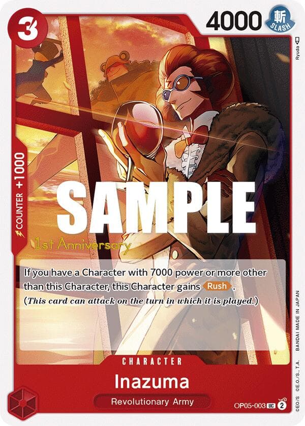 Inazuma — Awakening of the New Era: 1st Anniversary Tournament Cards card