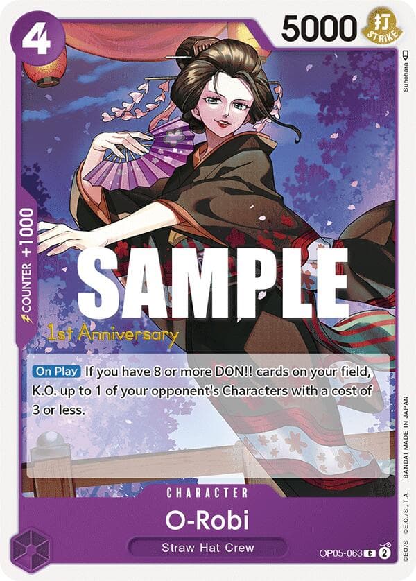 O-Robi — Awakening of the New Era: 1st Anniversary Tournament Cards card