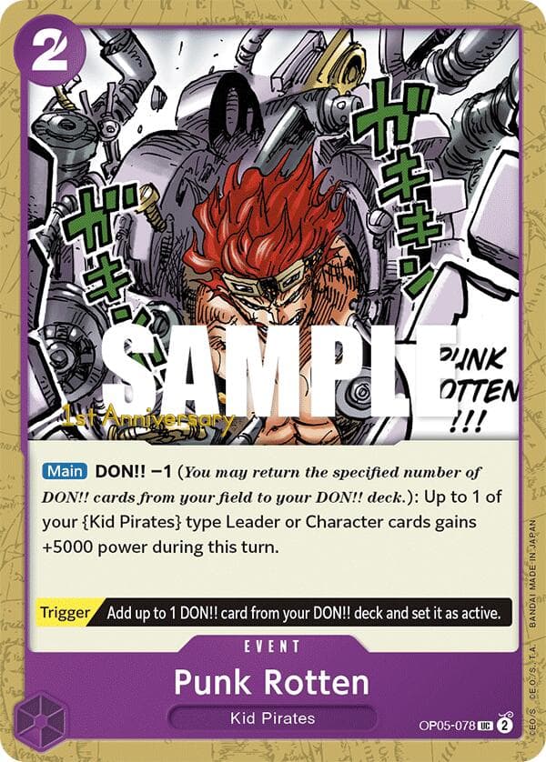 Punk Rotten — Awakening of the New Era: 1st Anniversary Tournament Cards card