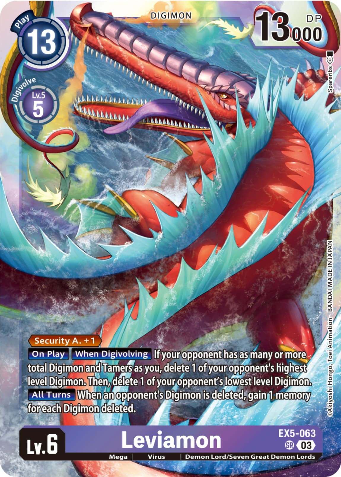 Leviamon — Animal Colosseum card