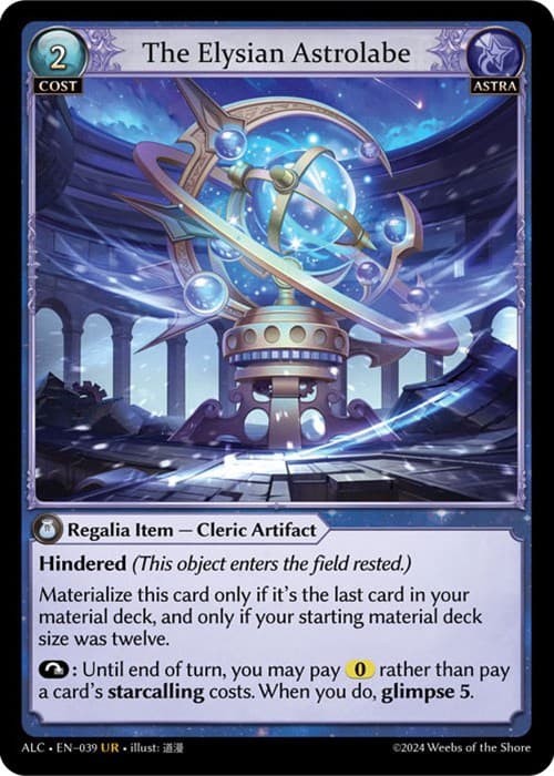 The Elysian Astrolabe — Alchemical Revolution card