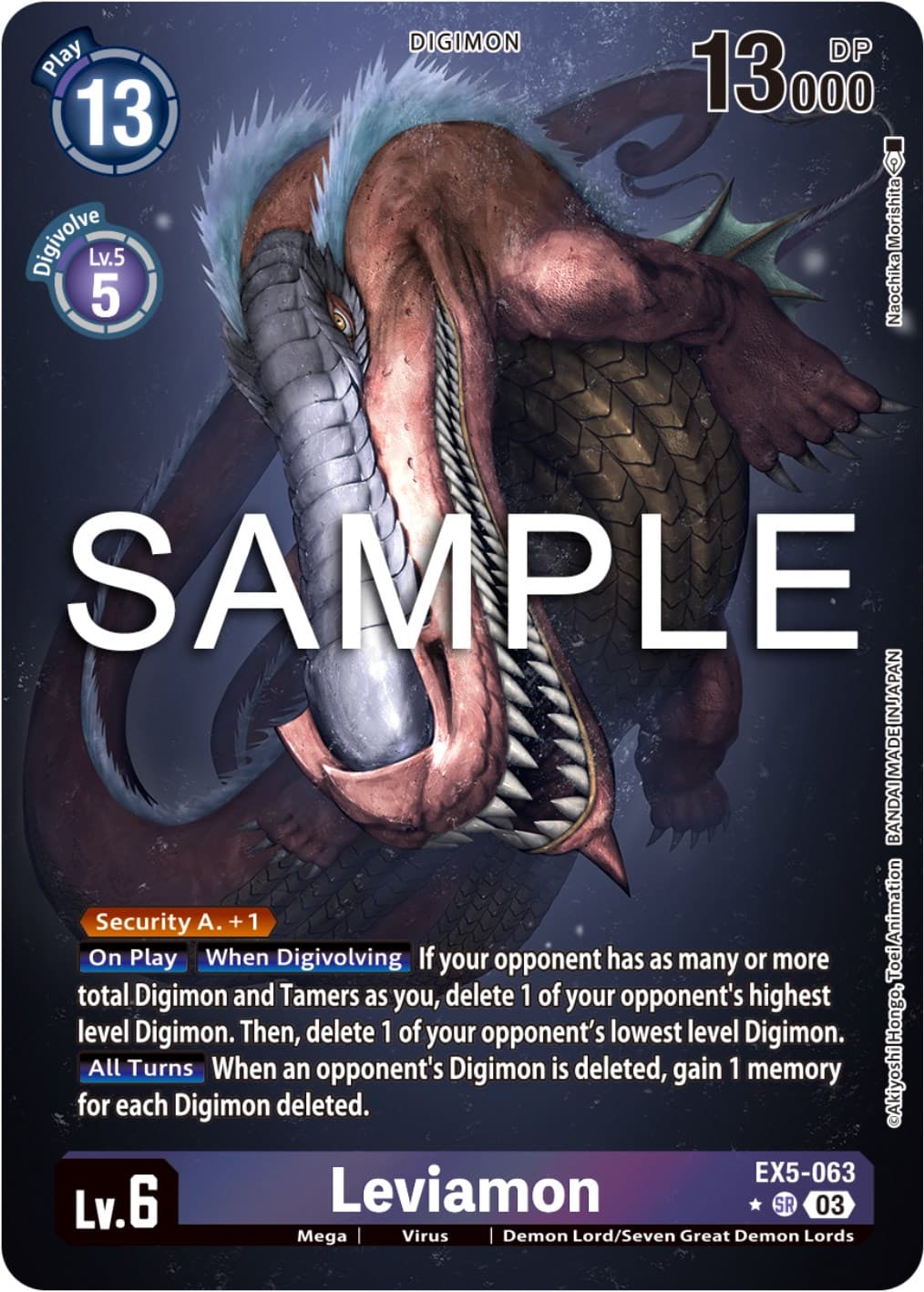 Leviamon (Alternate Art) — Animal Colosseum card