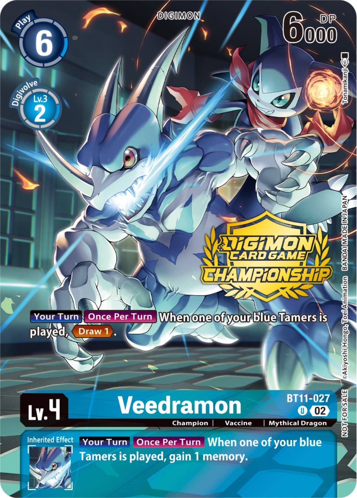 Veedramon (Championship 2023 Tamers Pack) — Dimensional Phase card