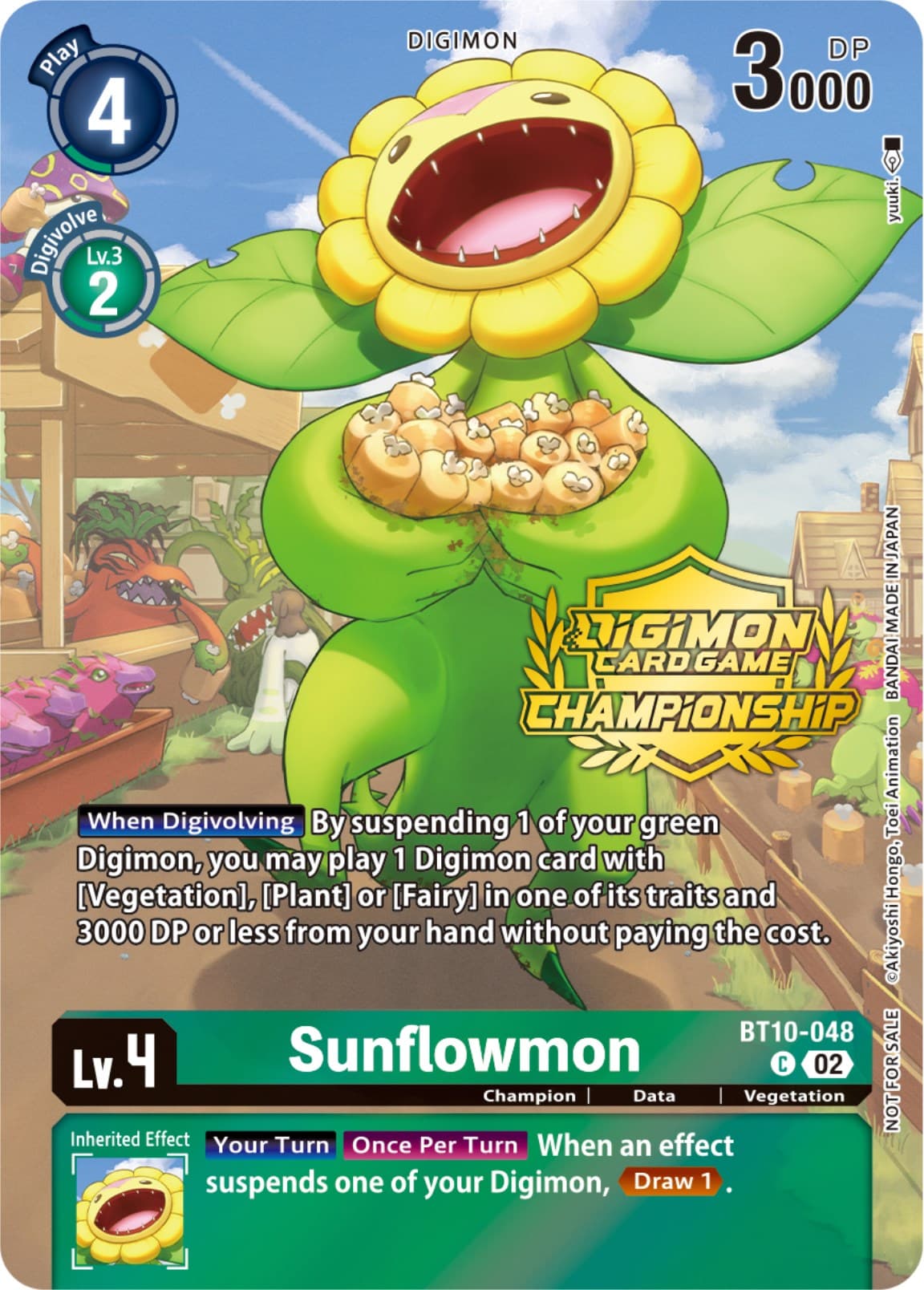 Sunflowmon (Championship 2023 Tamers Pack) — Xros Encounter card