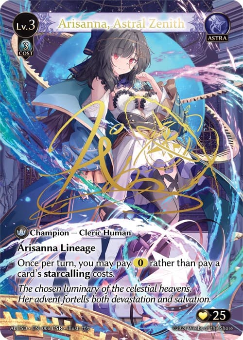 Arisanna, Astral Zenith (CSR) — Alchemical Revolution Starter Decks card
