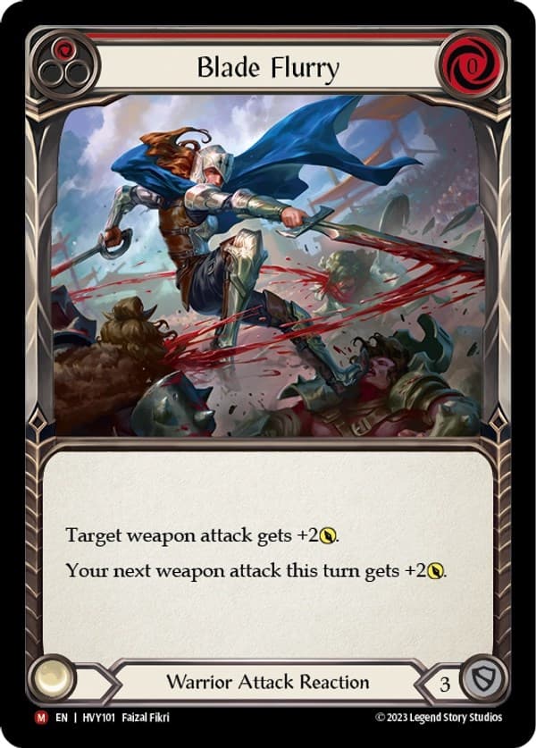 Blade Flurry — Heavy Hitters card