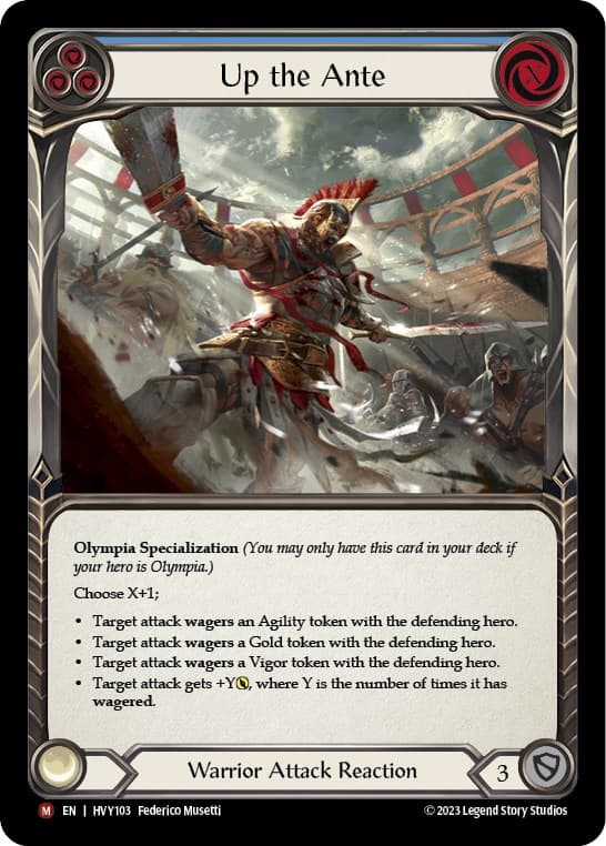 Up the Ante — Heavy Hitters card