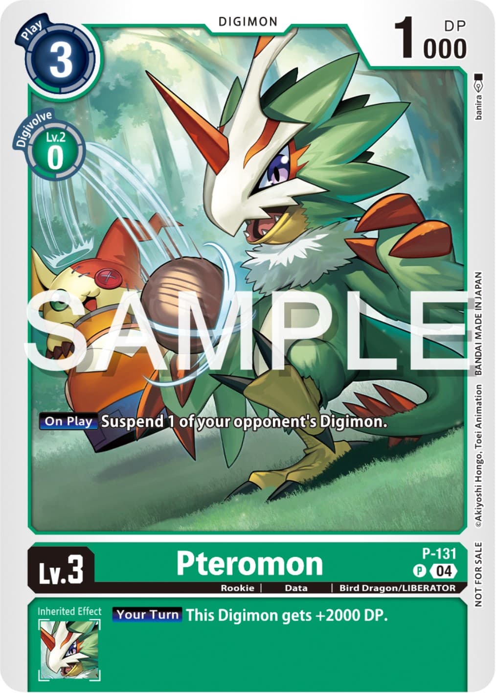 Pteromon (Digimon Liberator Promotion Pack) — Digimon Promotion Cards card