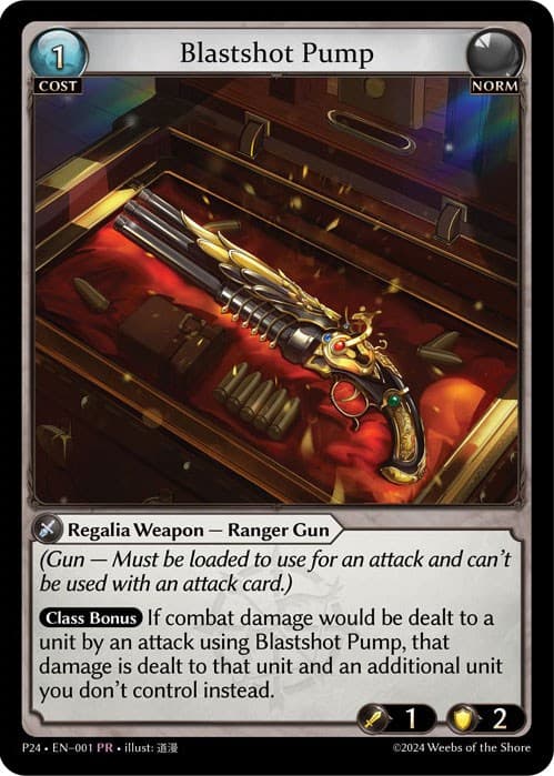Blastshot Pump — Promotional Cards card