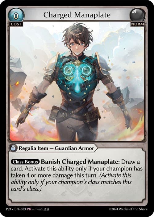 Charged Manaplate — Promotional Cards card