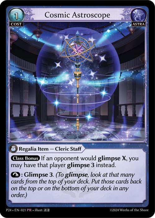 Cosmic Astroscope — Promotional Cards card