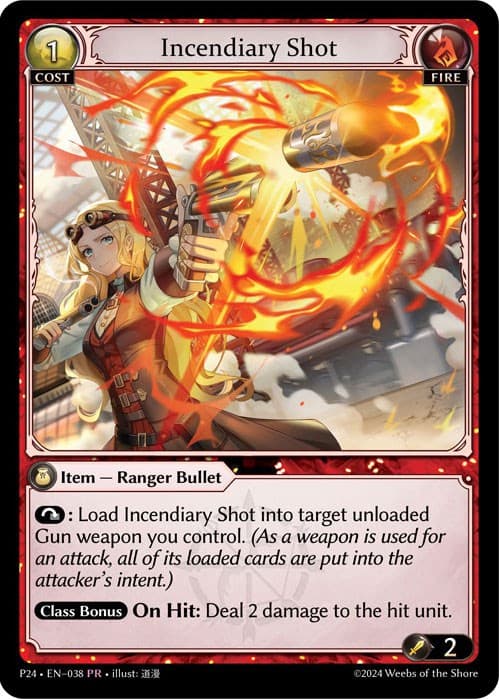 Incendiary Shot — Promotional Cards card