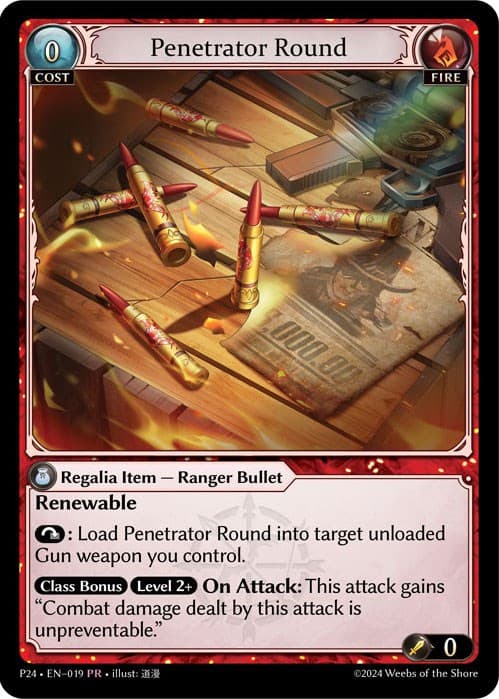 Penetrator Round — Promotional Cards card