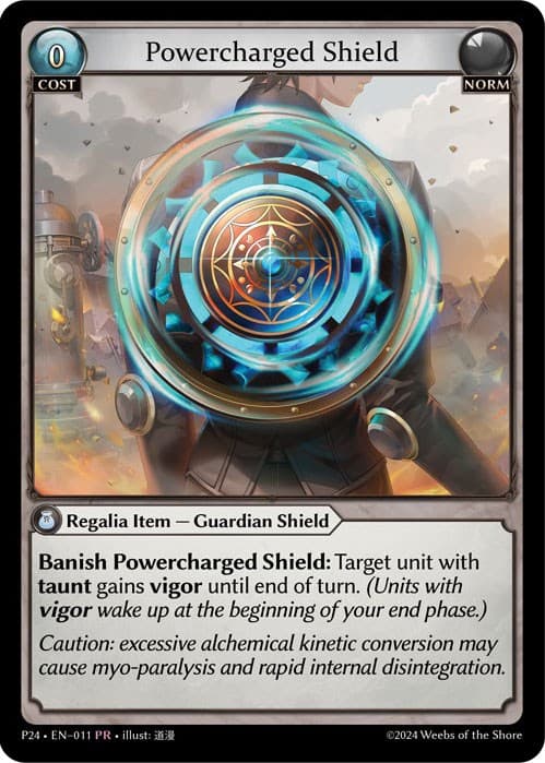 Powercharged Shield — Promotional Cards card