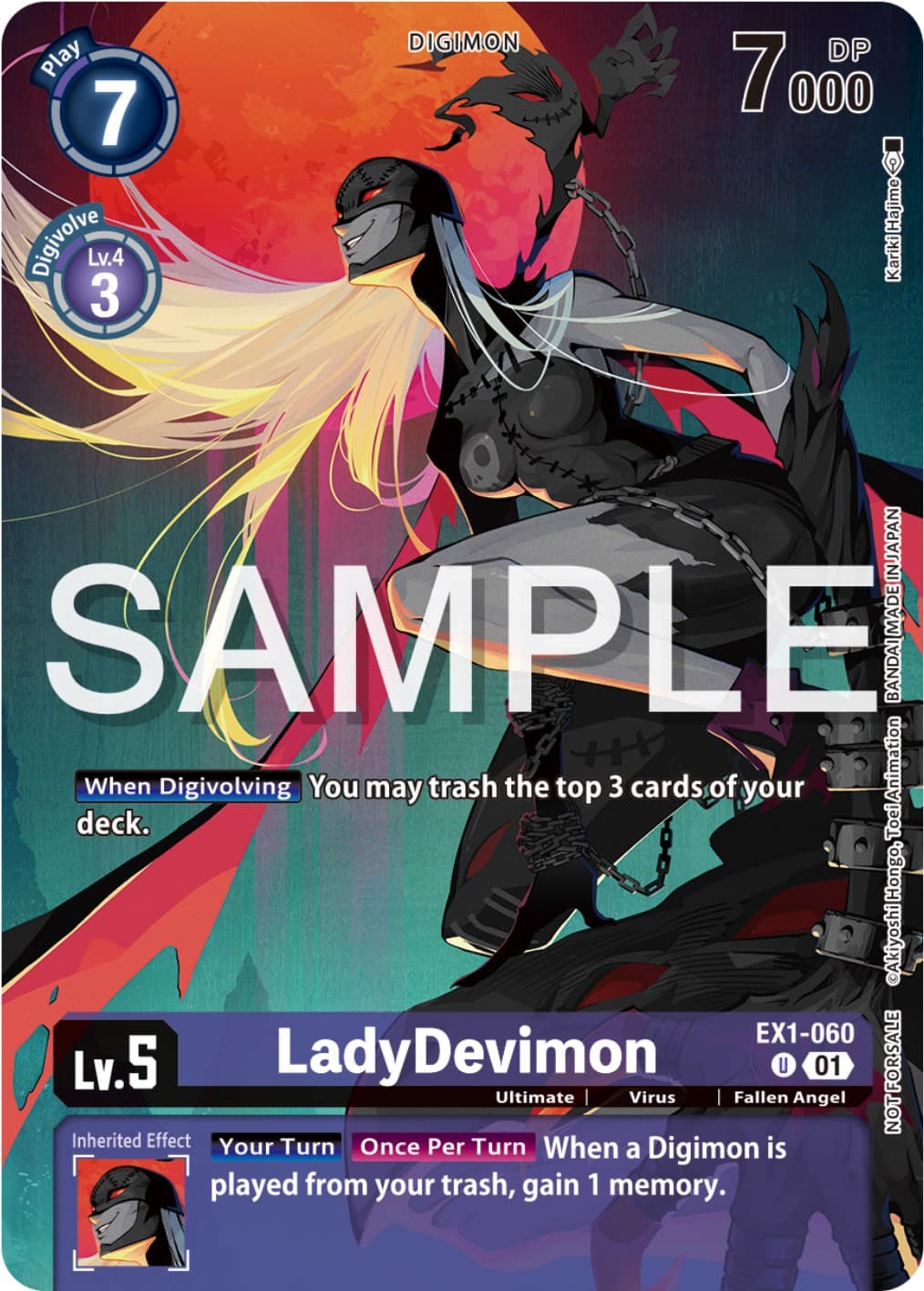 LadyDevimon (Digimon Illustration Competition Pack 2023) — Classic Collection card