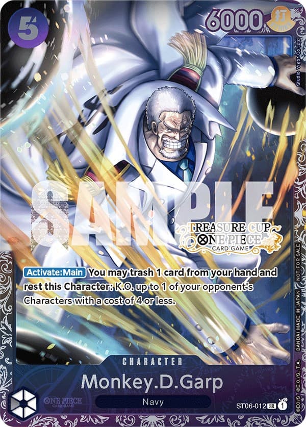 Monkey.D.Garp (Treasure Cup) — One Piece Promotion Cards card