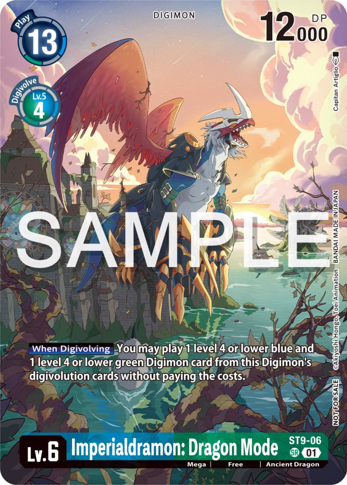 Imperialdramon Dragon Mode (Digimon Illustration Competition Pack 2023) — Starter Deck 09: Ultimate Ancient Dragon card