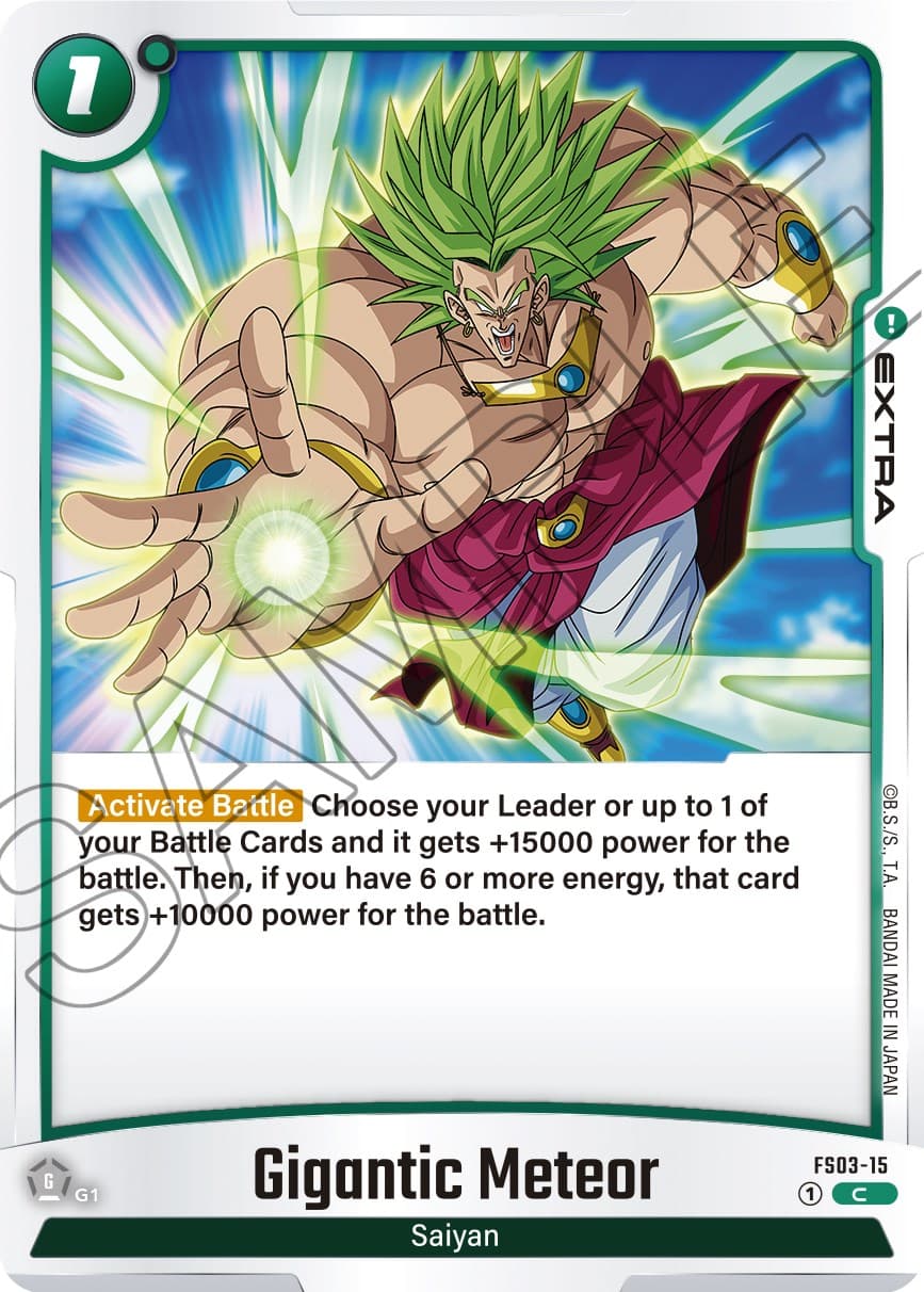 Gigantic Meteor — Starter Deck 3: Broly card