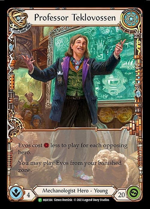 Professor Teklovossen - HER104 — Flesh and Blood: Promo Cards card