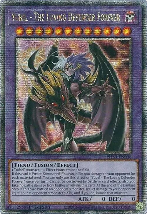 Yubel - The Loving Defender Forever (Quarter Century Secret Rare) — Phantom Nightmare card