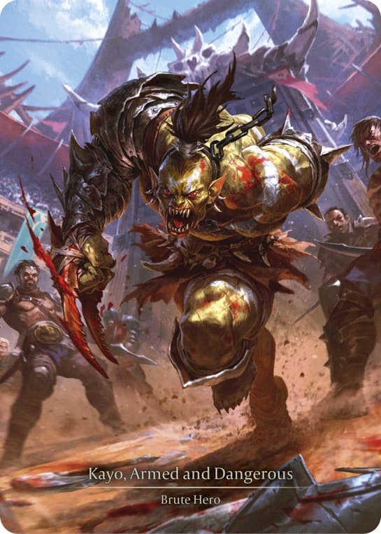 Kayo, Armed and Dangerous (Marvel) — Heavy Hitters card