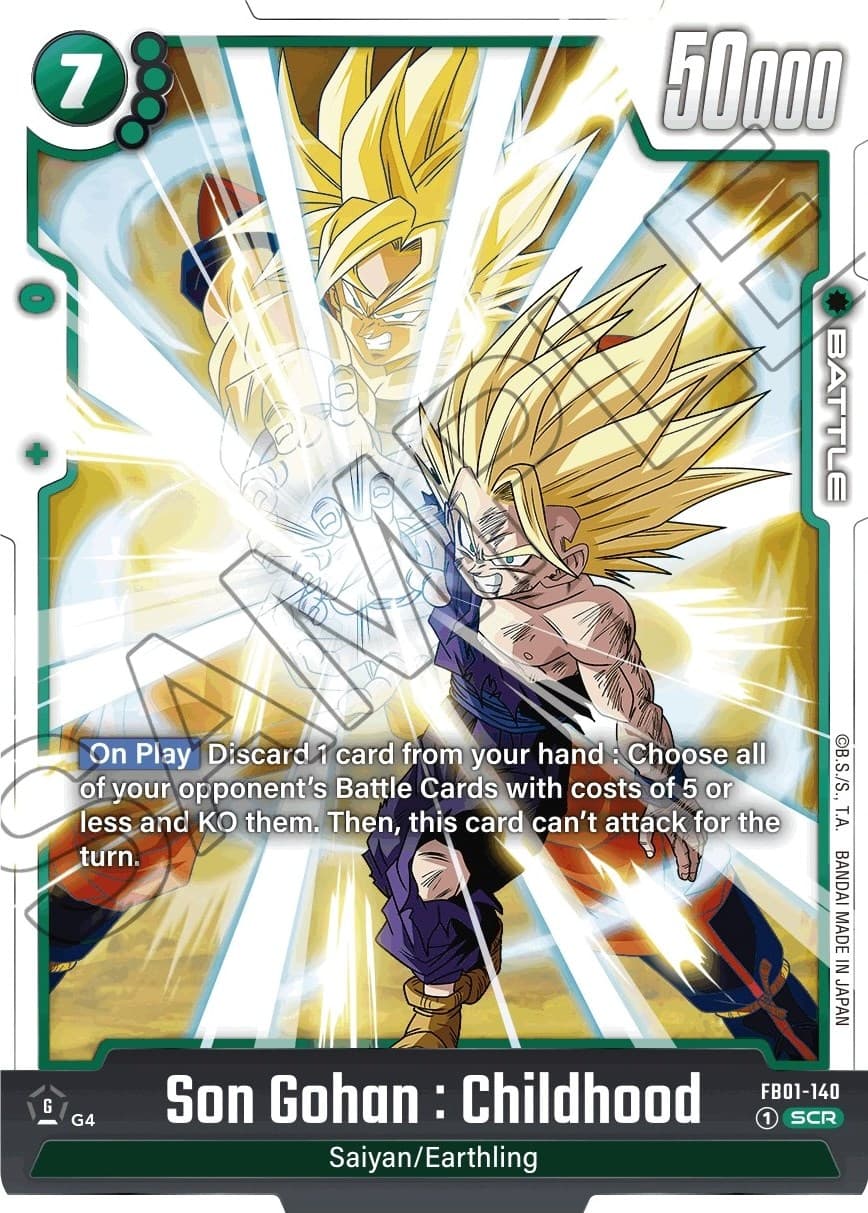 Son Gohan : Childhood - FB01-140 — Awakened Pulse card
