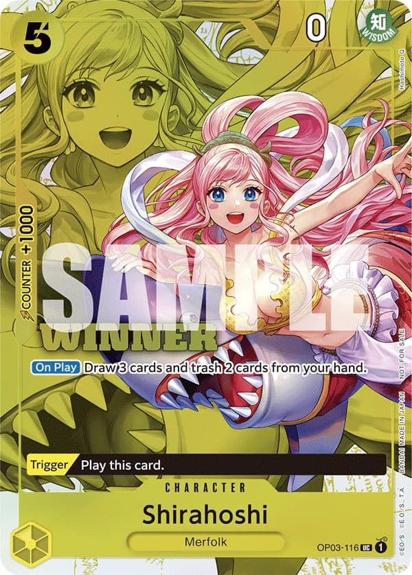 Shirahoshi (Winner Pack Vol. 6) — One Piece Promotion Cards card