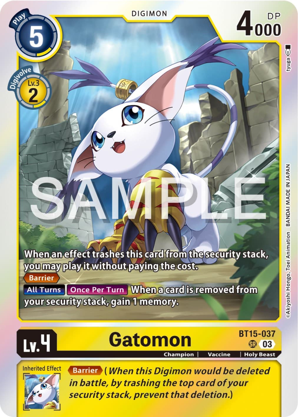 Gatomon — Exceed Apocalypse card